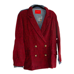 Red Blazer with Denim