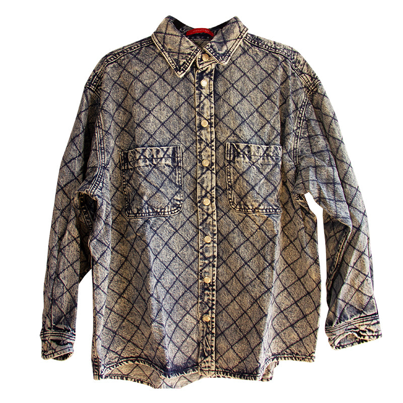 Rombhus Long Denim Shirt