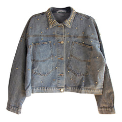 Denim Stud Jacket