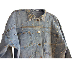 Denim Stud Jacket