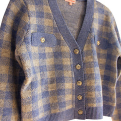 Cardigan a cuadros