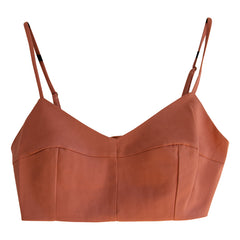 Dusty Pink Rhea Crop Top