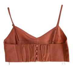 Dusty Pink Rhea Crop Top