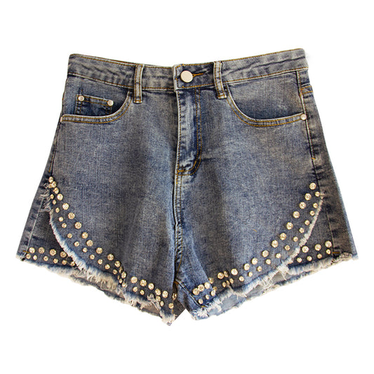 Diamond Denim  Shorts