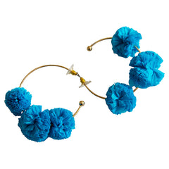 Pom Pom Earrings