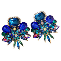 Blue Jewel Earrings