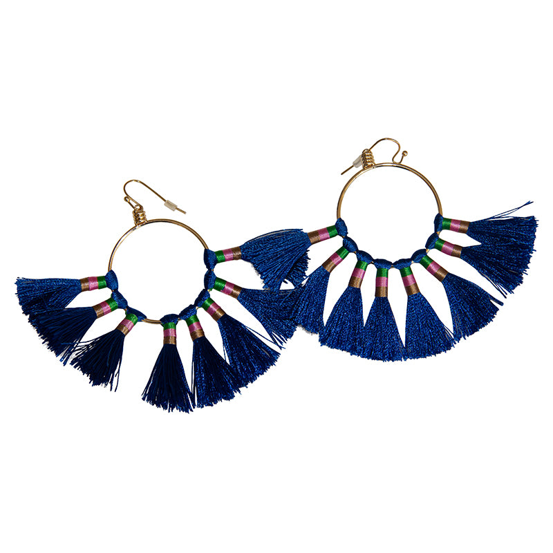 Blue & Pink Earrings